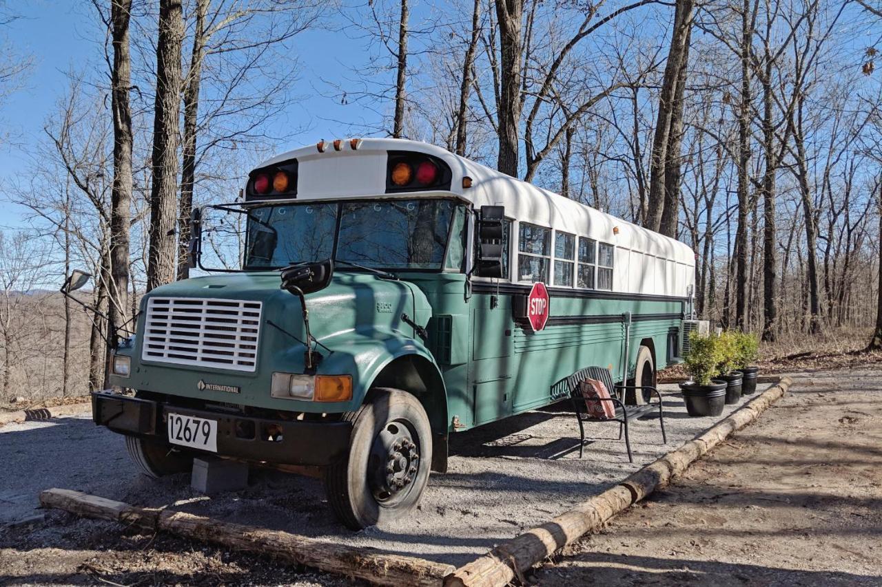 "Skoolie"- The Emerald Gypsy - School Bus Conversion Hotel Mountain View Exterior foto